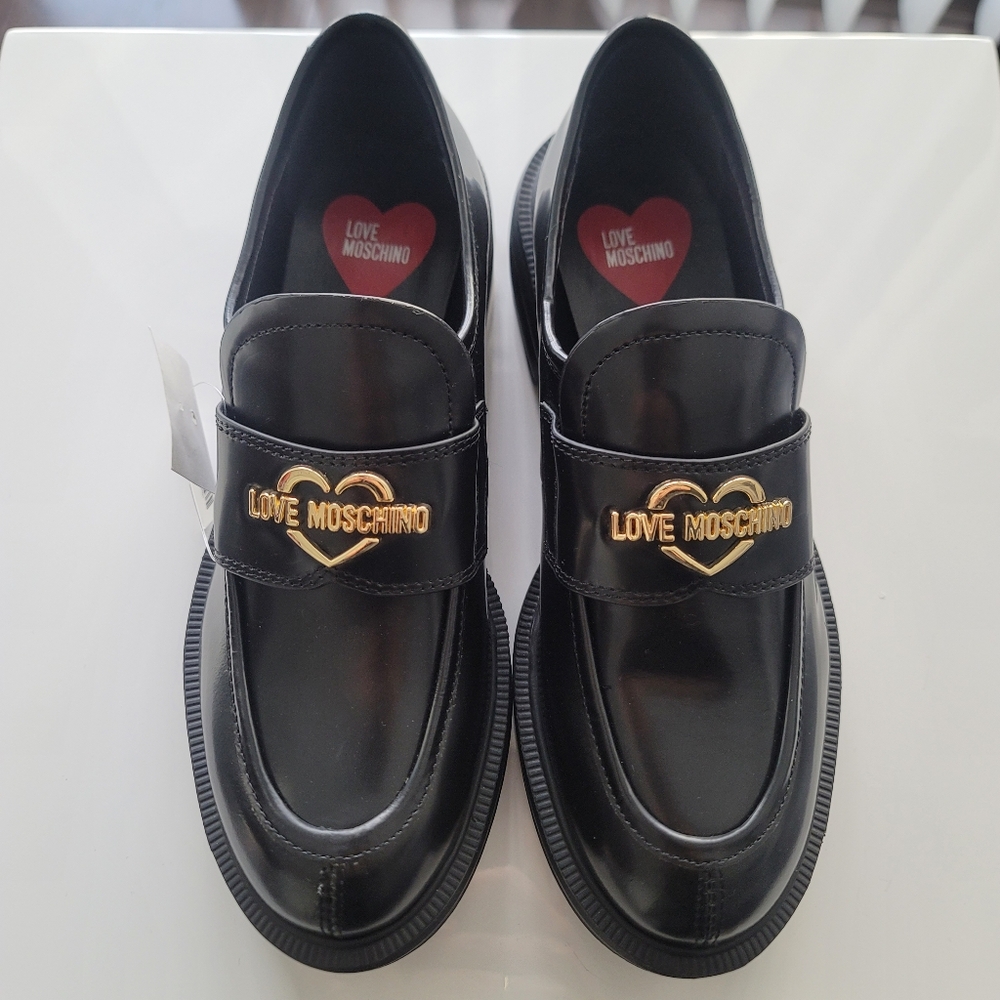 Brand New Moschino Shoes – Size 9, Black
